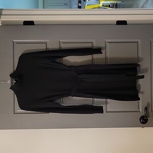 L.L. Bean Black Turtleneck Sweater Dress - Medium Petite